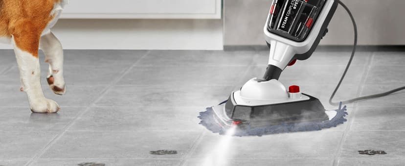 Hoover Steam Complete Pet Steam Mop, Hard Floor Cleaner Machine, 10-in-1 Multipurpose Cleaner Machine, Removable Handheld Steamer, Ideal for Hardwood, Vinyl, Tile, Grout and More