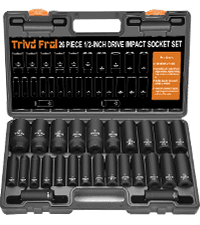 Air Impact Wrench 1/2" - 1/2 Inch Impact Gun 1/2 Drive, 1500Ft-lbs, 8000RPM High Torque Impact Wrench, Weight 4.74 lb, 1/2 Air Impact Gun for Auto Repair, Tire Shop