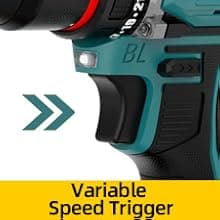 21V Cordless Power Drill/Driver Set, Electric Power Drill Set with 2 Battery & Charger, 3/8” Keyless Chuck, 2 Variable Speed, 28-Piece Kit Power Drill Drivers for Home Use