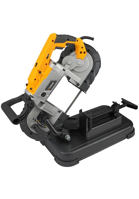 Hoteche 12-Inch Band Saw 7-Amp Two-Speed Benchtop with Stand for Woodworking and Metal Cutting, 1HP