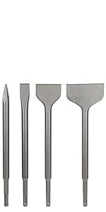 10-Pack 1/4 Inch x 6 Inch SDS Plus Rotary Hammer Drill Bits, Carbide Tipped for Brick, Stone and Concrete (1/4” x 4" x 6")