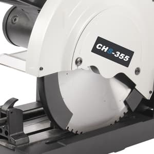 KAKA INDUSTRIAL Metal Cutting Chop Saw 14-Inch, 15-Amp Motor, Cuts Steel, Rebar, Iron, Aluminum, 0-45° Adjustable Angle CHS-355