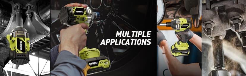 1/2 inch Impact Wrench 1000N.m (740 ft-lbs) with 2 x 4.0Ah Battery and Charger, Brushless Electirc Impact Driver Bsttery Powered High Torque Impact Gun for Home, Car, and Truck Use