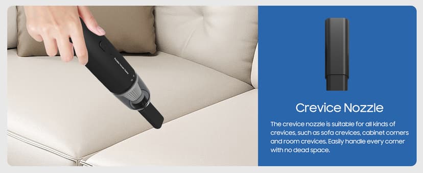 Handheld Vacuum Cordless, Portable Car Vacuum Cleaner with HEPA Filter, 2 Suction Modes, Mini Hand Held Vacuum Rechargeable for Car, Home, Office, Desk, Keyboards, Pet Hair (Black)