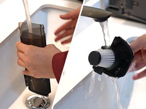 Cordless Handheld Vacuum, Lightweight Portable Hand Vacuum Cleaner with LED Light,Rechargeable Hand Held Vacuum with Charging Dock, Powerful Suction for Office, Home,Car,Silver