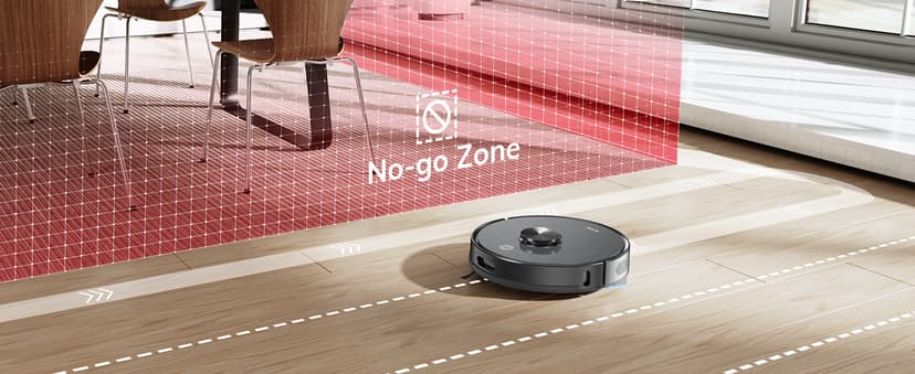 ILIFE T20s Self-Emptying Robot Vacuum and Mop Combo, 5000Pa Suction, 70-Day Capacity, LiDAR Navigation, 260mins Runtime, App/Alexa Control, Robotic Vacuum Cleaner for Hard Floors, Carpets and Pet Hair