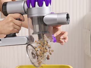 S3 Cordless Vacuum Cleaner, 45kPa Powerful Suction Vacuum Cleaners for Home, 55-Min Runtime Rechargeable Stick Vacuum, Self-Standing, for Pet Hair Carpet Hard Floor, LED Display