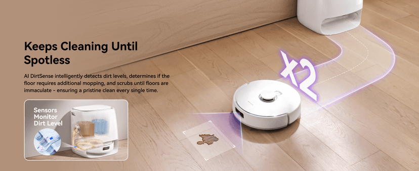 NARWAL Freo Pro Robot Vacuum and Mop Combo, Tangle Free Robot Mop, 8500Pa Powerful Suction, Self-Emptying, Auto Mop Washing, Auto Drying, Obstacle Avoidance, Ideal for Pet Hair and Hard Floor