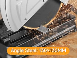 Hoteche 14-Inch Metal Cutting Chop Saw 2600W Heavy-Duty Electric Cut Off Machine with Saw Blade