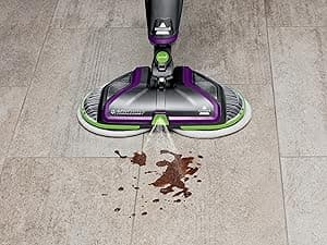 BISSELL® Spinwave Cordless Pet Hard Floor Spin Mop Cleaner 18V with washable mop pads for sealed hard floors, 23157