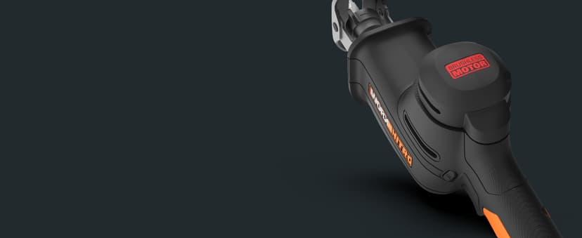 WORX 20V Cordless Reciprocating Saw for Wood, 1" Stroke Length, Brushless Motor, Lightweight Design WX501L