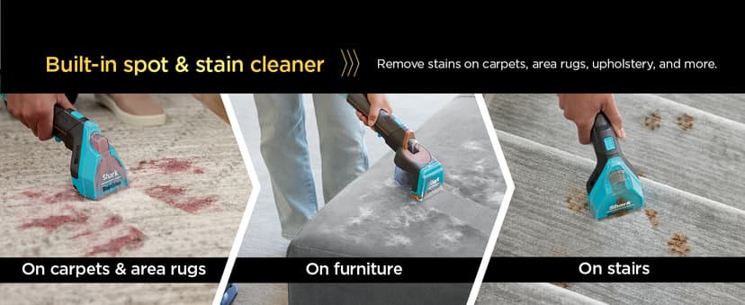 Shark StainStriker HairPro Portable Carpet, Upholstery & Area Rug Cleaner with Pet Mess & Hair Tools, Self-Cleaning, Perfect for Pets & Car Interiors, 4 Cleaning Tools & Pet Solution, Copper, PX251