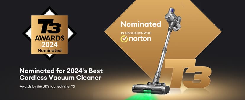 Ultenic Cordless Vacuum Cleaner, 500W 45Kpa Stick Vacuum with Car Dashboard Screen, Tangle-Free Brush for Pet Hair, Max 45mins Runtime, LED Display Tools for Hard Floor, Carpet, Car Cleaning, U12