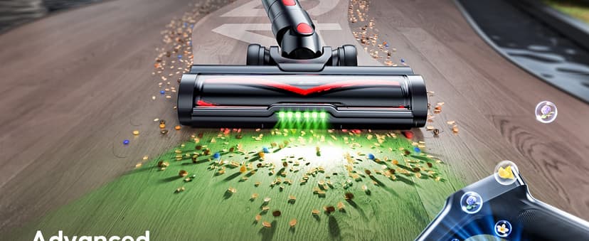 Cordless Vacuum Cleaner, 550W 45KPA 60Mins Vacuum Cleaners for Home, Anti-tangle Stick Vacuum with Rechargeable Battery, Build-in Aromatherapy, Handheld Vacuum Cleaner for Pet Hair/Carpets/Hard Floors