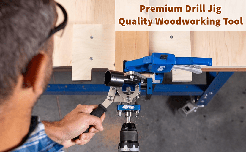 Kreg MortiseMate Loose Tenon Jig - Drill Jig for Woodworking - For Loose Tenon Joinery - Fits Workpieces 1/2" to 1 1/2" Thick