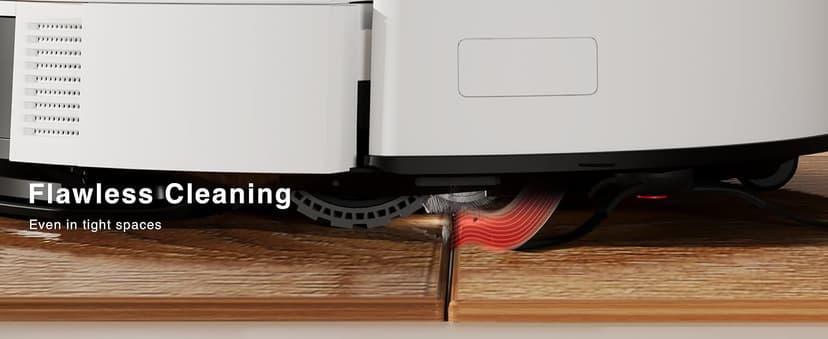 Yeedi C12 Robot Vacuum Cleaner and Mop, 8000Pa Strong Suction, ZeroTangle Brush, Smart Navigation, Self-Charging, White