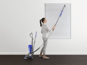 Dyson Ball Animal Total Clean Upright Vacuum, Iron/Blue