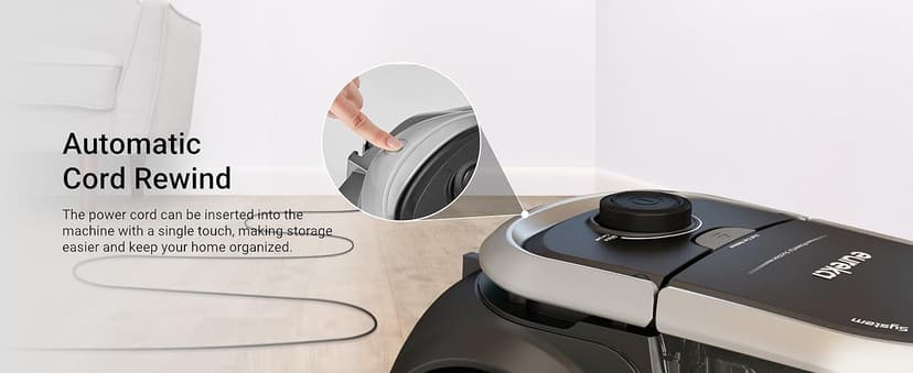 Eureka Bagless Canister Vacuum Cleaner, Lightweight Vac for Carpets and Hard Floors, Silver with Black, NEN180