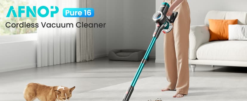 Cordless Vacuum Cleaner, 550W/45Kpa/65Mins Vacuum Cleaners for Home, Self-Standing Stick Vacuum with LED Display, Rechargeable Cordless Vacuum, Lightweight for Carpet, Pet Hair, Hardwood Floor