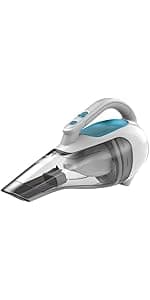 BLACK+DECKER dustbuster Reveal Pet Hair Vacuum, Hand Held Vacuum Cordless Portable for Home and Car, Rechargeable, LED Light, Powerful Suction, Includes Pet Brush and Crevice Tool (HLVD320BP07)
