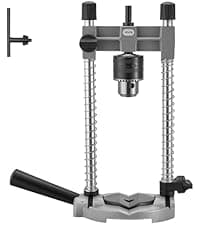 VEVOR Drill Guide, Multi-Angle Press Portable Precision Drilling Guide Jig Attachment, with Large Handle and Mounting Holes, Aluminum Alloy, for Drilling Angled or Straight Holes, for Wood Working