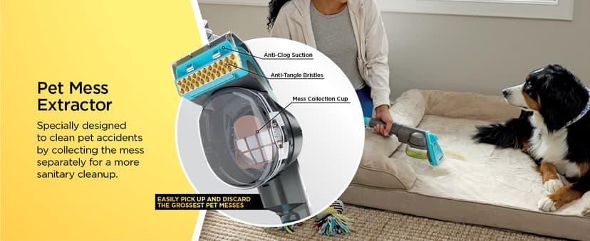 Shark StainStriker HairPro Portable Carpet, Upholstery & Area Rug Cleaner with Pet Mess & Hair Tools, Self-Cleaning, Perfect for Pets & Car Interiors, 4 Cleaning Tools & Pet Solution, Copper, PX251