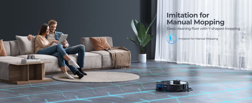 Robot Vacuum, 3 in 1 Robot Vacuum and Mop with 60 Day Self-Emptying Station, LiDAR Navigation Robot Vacuum Cleaner, WiFi/APP/Alexa, Ideal for Pet Hair, Carpet and Hard Floor