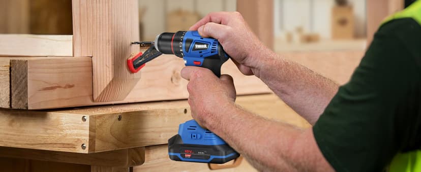 Cordless Drill Set,18V Brushless Power impach driver with Battery and Charger, 3/8" Keyless Chuck, Variable Speed, Drill Driver Bits Kit for Drilling and Tightening/Loosening Screws