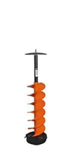 E-Drill Nylon Ice Auger Combo and Universal Adapter with 14” Extension (8-in)