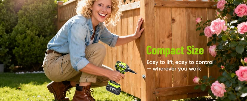 Cordless Impact Wrench, 406Ft-lbs (550N.m) Brushless 1/2 inch, 2800RPM High Torque Impact Gun, 2x 4.0Ah Battery, Charger, 4 Sockets, Electric Impact Wrench for Car Home