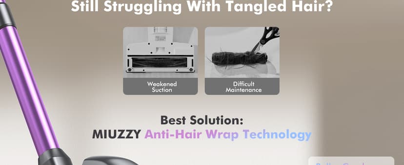 48kPA Cordless Vacuum Cleaner, 190AW Powerful Suction, Max 60min Runtime, 4000mAh Large Battery, Anti Hair Wrap Stick Vacuum, Vacuum Cleaners for Home, Pet Hair, Hard Floors and Carpets, Cars