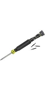 Klein Tools 33801 Impact Driver Bit Set with Magnetic Nut Drivers, ProFlex S2 Steel Phillips, Slotted, Square, TORX Bits with Case, MODBox Compatible, 40-Piece