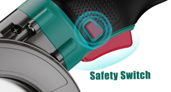 HYCHIKA 6.2A Mini Circular Saw with 3 Blades (4-1/2”), Compact Hand Saw Max 1-7/8" Cutting Depth, 3500RPM, Rubber Handle & 10ft Cord for Wood, Metal, Plastic, Tile