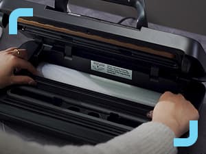 95Kpa Vacuum Sealer Machine for Food, 10-in-1 Presets with Sous Vide Mode, Double Heat Seal, Built-in Cutter & Bag Storage, Dry/Moist/Liquid, Compact Design, Easy-Lock Handle, Commercial Grade