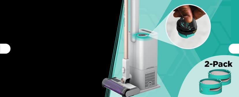 Shark Detect Clean & Empty Auto-Empty System - Lightweight Cordless Vacuum Cleaner with HEPA Filter, Portable Handheld Attachment, Crevice Tool, Ideal Stick Vacuum for Pet Hair, White, IW3511