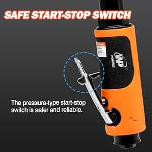 Air Cut off Tool, WP WORKPAD 3 inch Cut Off Tool with 5Pcs Die Grinder Cut Off Wheels,18000RPM, Pneumatic Cutting Machine Metal Sheet Cutter Tool Kit