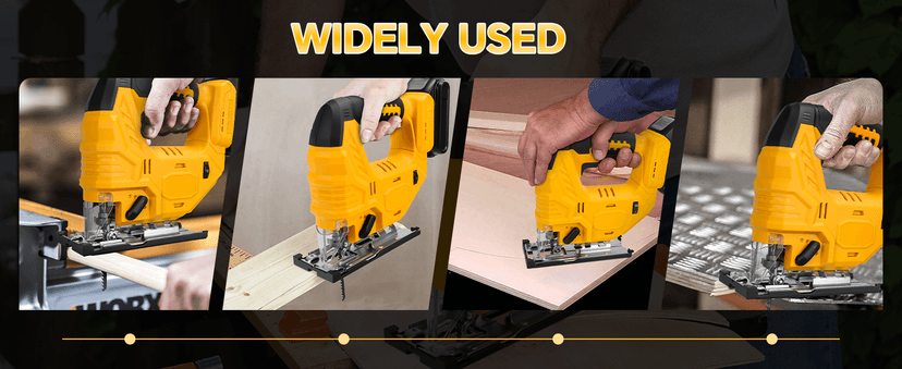 Cordless Jig Saw for Dewalt 20v Battery, Brushless Jigsaw with LED Light, 7 Variable Speed, 45° Beveled Cuts, 4 Orbital Settings, 3 Jigsaw Blades for Wood/Metal Cutting
