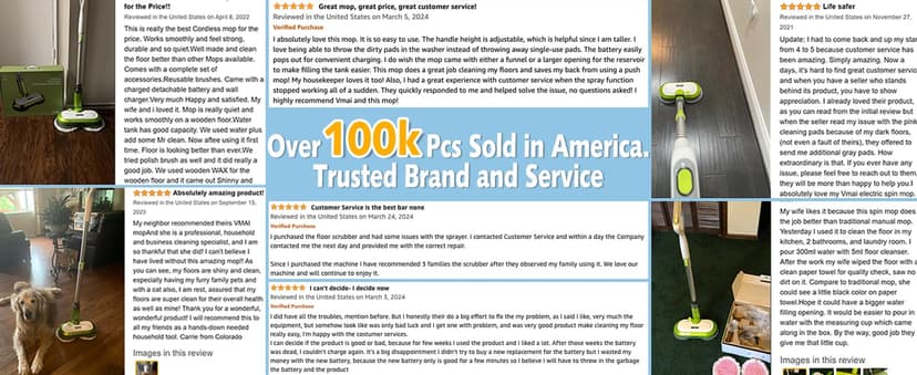 Cordless Electric Mop, Electric Spin Mop with LED Headlight and Water Spray, Up to 60 mins Powerful Floor Cleaner with 300ml Water Tank & Detachable Battery, Super Quiet Cleaning & Waxing