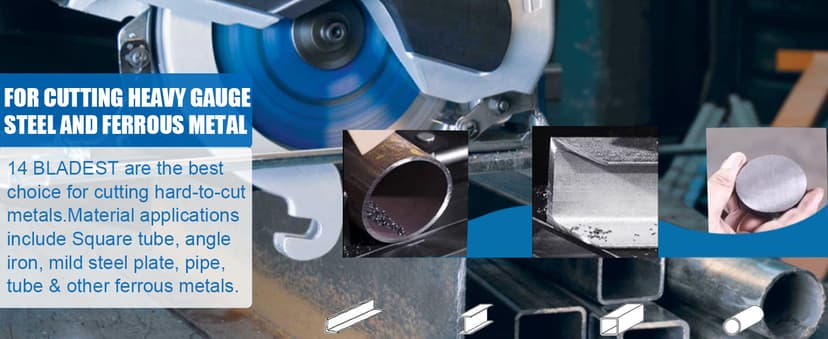 14 Inch Metal Steel Cutting Saw Blade,Replacement for Evolution 14 Inch Chop Saw Blade for Evolution S14CPS,S15CPS,S355MCS,S355CPS,S380CPS|Metal Cutting Saw,66Teeth Mild Steel Cermet Blade