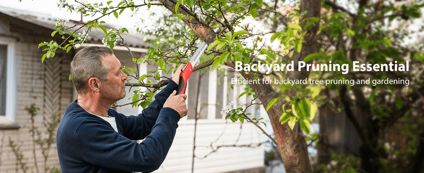 10 Inch Folding Saw Laser-Cut Teeth Pruning Saw for Tree Trimming, D2 Steel Hand Saws for Wood Cutting, 7 TPI Wood Saws Hand For Camping, Bushcraft, Gardening, Outdoor, Heavy-duty Garden Tool