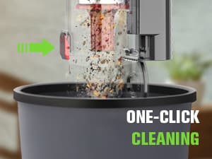 Cordless Vacuum Cleaner, 85,000PRM Upgraded Dual Suction Cordless Stick Vacuum up to 35mins Runtime, Lightweight Rechargeable Vacuum for Home (Grey Red)