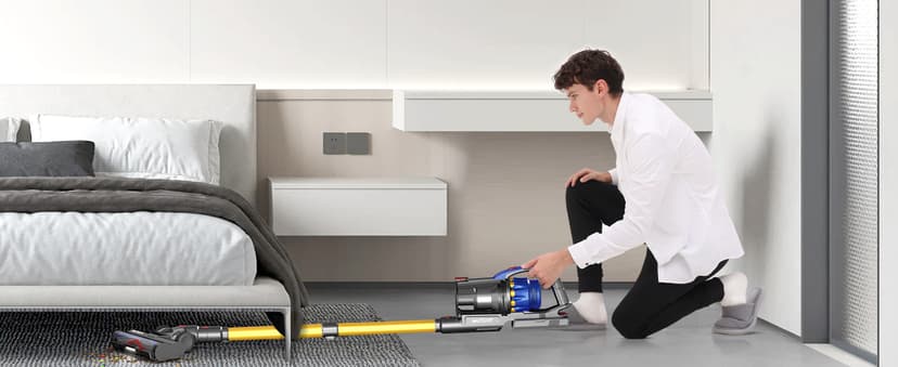 Cordless Vacuum Cleaner, 45Kpa 550W Vacuum Cleaners for Home, Max 70Mins Cordless Stick Vacuum with LED Screen, Dual Handle Anti-Tangle Rechargeable Vacuum for Hard Floors/Pet Hair/Carpet