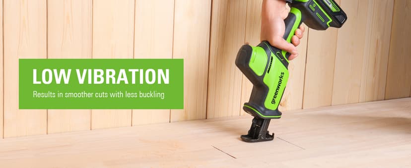 Greenworks 24V 6-pcs Combo Kit: 24V Hammer Drill, Impact Driver, Multi-Tool, Flashlight, Reciprocating Saw & Circular Saw, Includes 3 * 2.0Ah Batteries & (2) Chargers