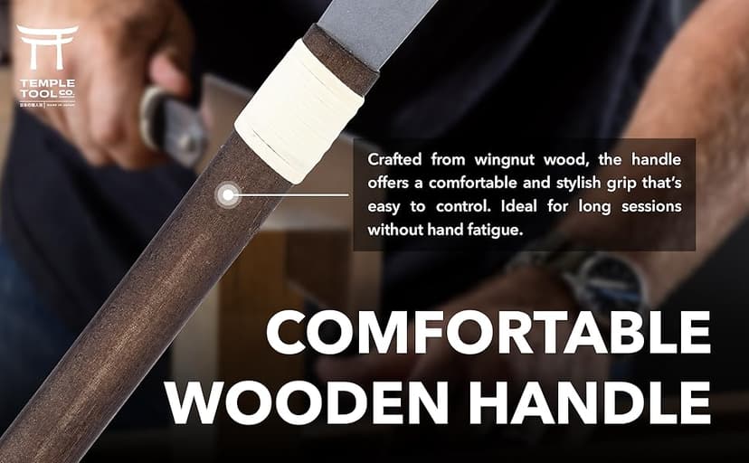 Japanese Pull Saw - 9.5 Ryoba Hand Saw with Rip-cut and Crosscut - Wood Saw for Dovetails, Tenons, Joinery, Cutting Boards to Length & Width- Temple Tool Co.