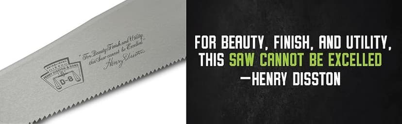 Disston 26” Walnut Handled Professional Cross Cut Saw for Wood