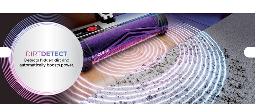 Shark Detect Clean & Empty Auto-Empty System - Lightweight Cordless Vacuum Cleaner with HEPA Filter, Portable Handheld Attachment, Crevice Tool, Ideal Stick Vacuum for Pet Hair, White, IW3511