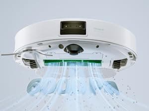 Robot Vacuum with All-in-One Station, Dual Mops with 12 mm Auto-Lift and Carpet Detection, Auto Dust Collection, 6000 Pa Suction, 180 Mins Runtime, Auto Mop Washing & Drying