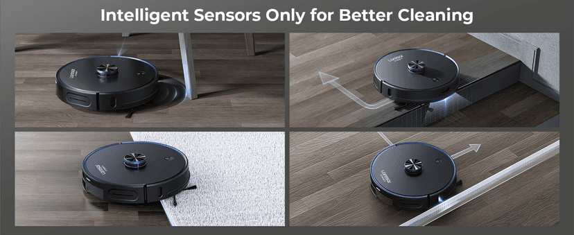 Robot Vacuum and Mop Combo, 3500Pa Robotic Vacuum with 3.5L Self Emptying Station, 250 mins Runtime, LIDAR Navigation, WiFi/APP/Alexa Control, Ideal for Pet Hair, Carpet and Hard Floor