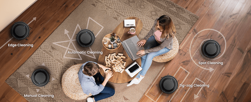 Lefant M310 Robot Vacuum Cleaner, 4500Pa Powerful Suction, PreciSense Obstacle Avoidance, Mini, Quite, 160 Mins Self-Charging Robotic Vacuums, App/Voice/Remote, Ideal for Pet Hair Hard Floors, Black