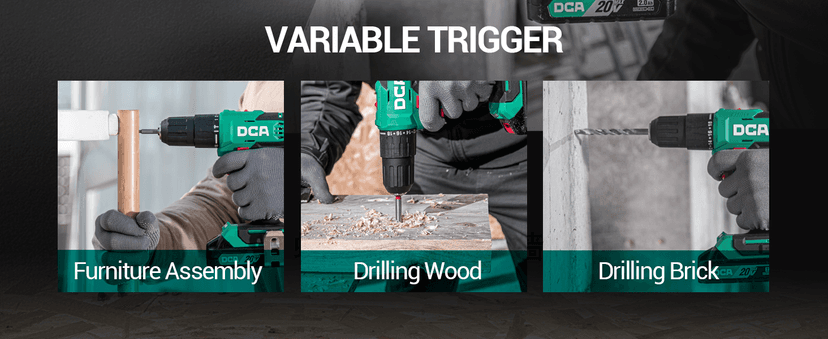 20V Cordless Hammer Drill Set, 354 In-lbs Torque, 1/2" Keyless Chuck, 22500 IPM, 2 Variable Speeds, 18+1+1 Position, Power Impact drill with 14 Drill/Driver Bits for Brick, Metal, Wood ADJZ2035i13